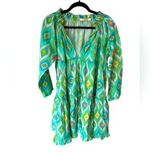 Charina Sarte Vibrant Patterned Dress size L
